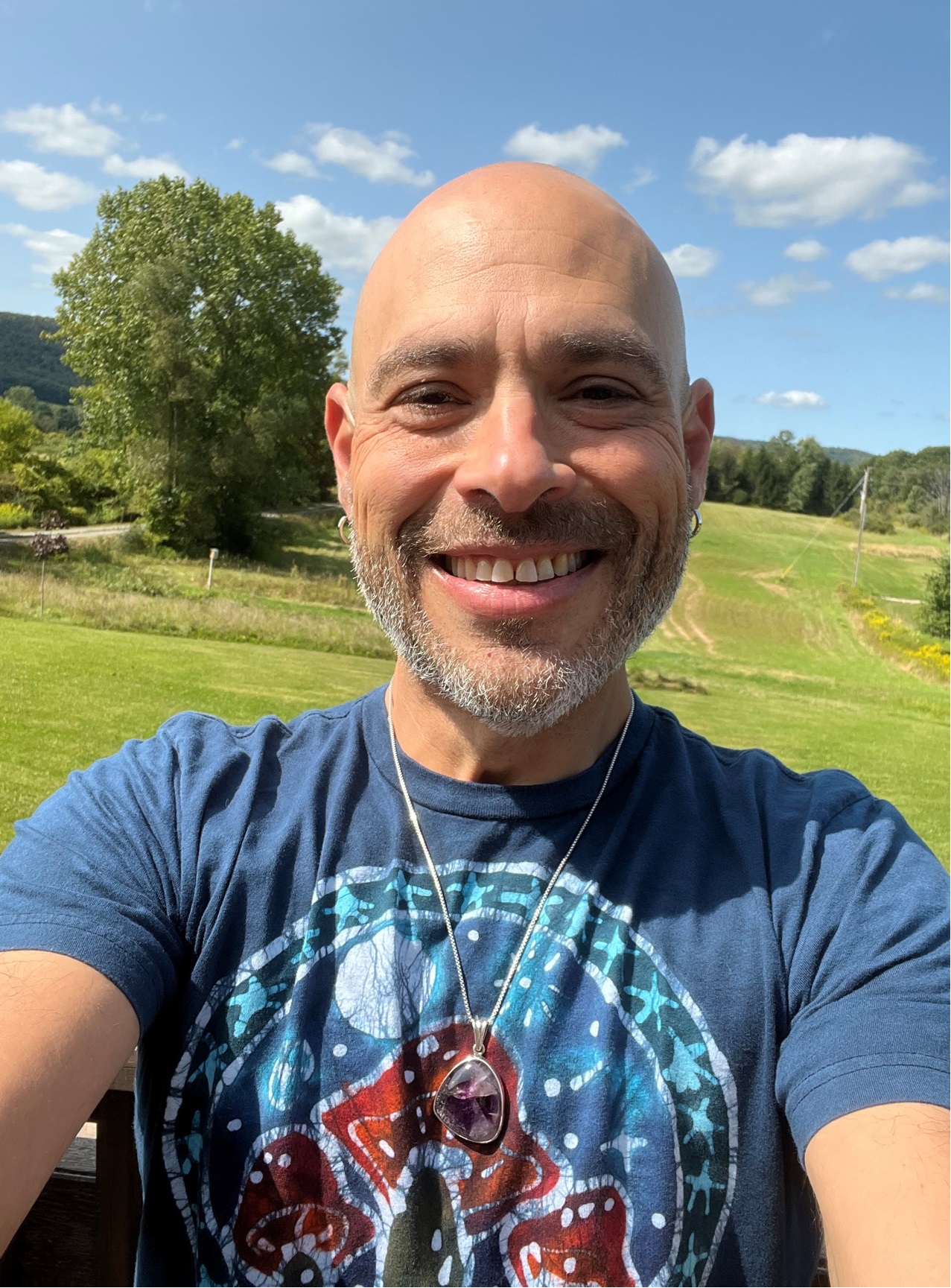 Brian Winters teaching yoga